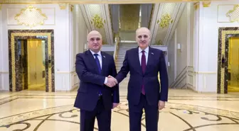 TBMM Başkanı Numan Kurtulmuş, Tacikistan'da Temaslarda Bulundu