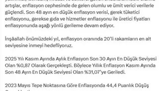 Bakan Bolat: Makroekonomide olumlu gelişmeler hızlanarak güçleniyor