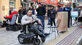 Bursa'da engelliler zabıtayla denetim yaptı