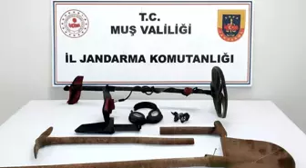 Muş'ta sit alanında kaçak kazı yapan 3 kişi yakalandı