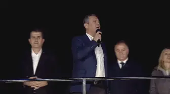 Özgür Özel Güngören'de konuştu