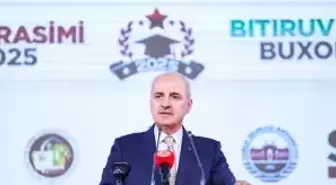TBMM Başkanı Kurtulmuş, Sağlık Bilimleri Üniversitesi Ebu Ali İbn Sina Buhara Devlet Tıp Enstitüsü Mezuniyet Töreni'ne katıldı