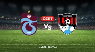 Trabzonspor Vanspor maç özeti ve golleri! (ÖZET) TS Vanspor kaç kaç bitti, golleri kim attı?