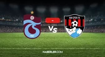 Trabzonspor Vanspor maçı kaç kaç, bitti mi? MAÇ SONUCU! Trabzonspor Vanspor golleri kim attı, canlı maç anlatımı!