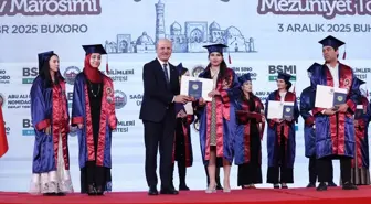 YÖK Başkanı Özvar, Özbekistan'da İbni Sina Tıp Fakültesi mezuniyet törenine katıldı Açıklaması