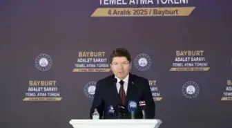 Adalet Bakanı Tunç, Bayburt Adalet Sarayı temel atma töreninde konuştu Açıklaması