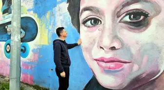 İstanbul'da öldürülen Mattia Ahmet Minguzzi'nin portresini resmetti