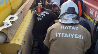 Antakya'da trafik kazası: 1 yaralı