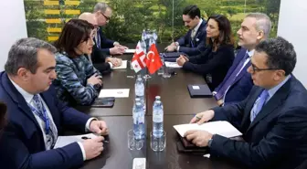 Bakan Fidan, Gürcü mevkidaşı Botchorishvili ile görüştü