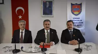 BBP Genel Başkanı Destici, şoför esnafıyla bir araya geldi