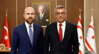 Bilal Erdoğan'dan sürpriz ziyaret! KKTC Cumhurbaşkanı ile görüştü