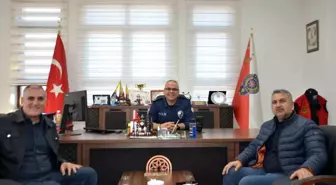 Bulanıklı gazetecilerden Emniyet Müdürü Arlı'ya ziyaret