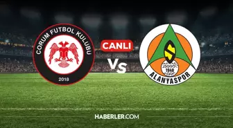 Çorum FK Alanyaspor CANLI nereden izlenir? Çorum FK Alanyaspor maçı hangi kanalda, nereden izlenir?