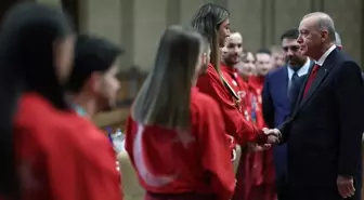 Cumhurbaşkanı Erdoğan, çeşitli branşlarda madalya kazanan sporcuları kabul etti Açıklaması