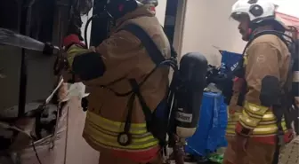 Defne'de konteyner yangını