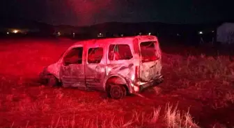 Garajdaki araç ve evde çıkan yangın korkuttu