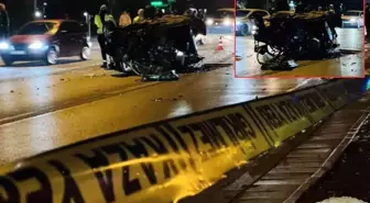 Kontrolden çıktı, ağaca çarptı, alev aldı