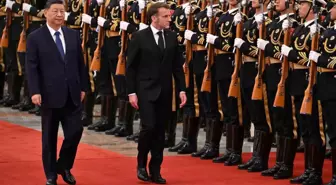 Macron'dan Xi'ye: 'Çin ve Fransa dengeli bir ekonomik idari sistemin temelini atmalı'