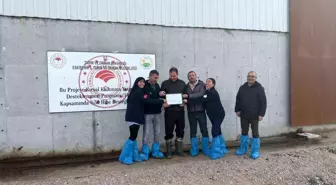 Mahmudiye'nin ilk ari işletmesi sertifikalandırıldı