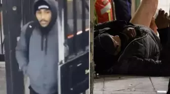 Metroda infial yaratan olay! Uyuyan adamı ateşe verip kaçtı