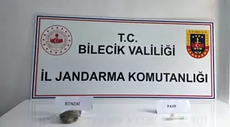 Bilecik'te jandarmanın şüphe üzerine durdurduğu araçtan uyuşturucu çıktı