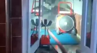 Düzce'de apartmanda çıkan yangında 1 kişi dumandan etkilendi