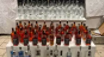 Eskişehir'de 128 şişe kaçak alkol ele geçirildi