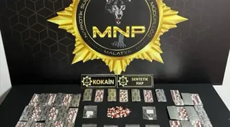 Malatya'da uyuşturucu operasyonunda 3 zanlı tutuklandı