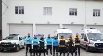 Muş'ta UMKE görevlileri, zorlu eğitimlerle çetin kış şartlarına hazırlanıyor