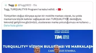 Bakan Kacır: Yolun açık olsun Togg