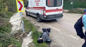 Bisikletli sürücü faciadan böyle döndü...Yaralı kurtuldu