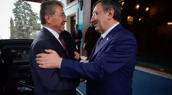 Cumhurbaşkanı Yardımcısı Yılmaz, KKTC Başbakanı Üstel ile görüştü Açıklaması