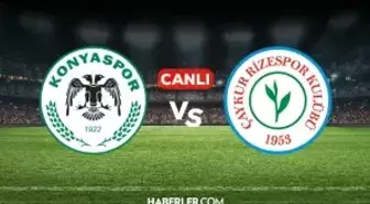 Konyaspor Rizespor CANLI nereden izlenir? Konyaspor Rizespor maçı hangi kanalda, nereden izlenir?