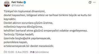 MHP'li Yıldız: 'Terörsüz Türkiye' polemiklere kapalı bir devlet meselesidir