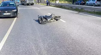 Motosiklet kazasında 16 yaşındaki genç ağır yaralandı