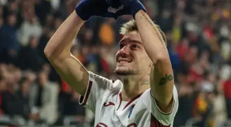 3 gol, 2 kırmızı kart! Trabzonspor, Muçi ile ligde ikinci sıraya yükseldi