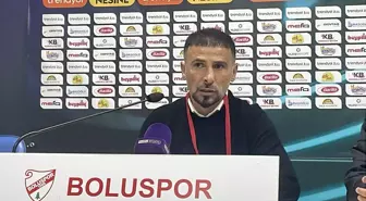 Boluspor- Erzurumspor FK maçının ardından