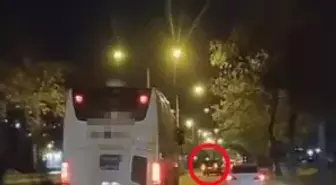 Hafif ticari araçla makas atan sürücüye 14 bin TL para cezası