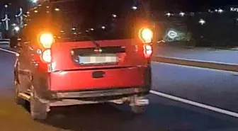 Ordu'da trafiği tehlikeye düşüren sürücüye 14 bin TL ceza