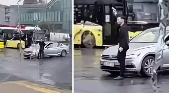 Otobüs durağında havaya ateş açtı, bir de arkadaşına kayıt aldırdı