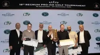 Regnum Carya Pro-Am Golf Turnuvası'nın şampiyonu Ali Altuntaş