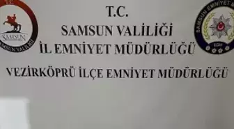 Samsun'da bir araçta 1308 sentetik uyuşturucu hap bulundu