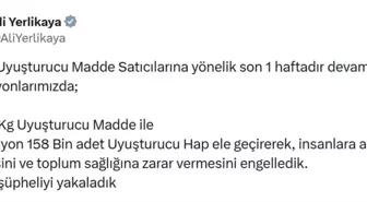 72 ilde uyuşturucu operasyonu: 970 gözaltı