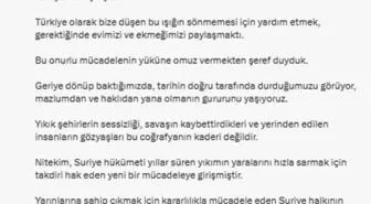 Bakan Fidan: Suriye'nin 8 Aralık zaferinin 1'inci yılı kutlu olsun