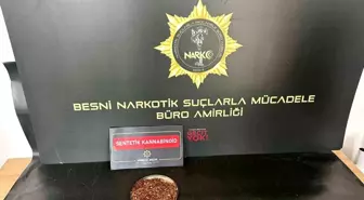 Besni'de uyuşturucuyla yakalanan şahıs tutuklandı