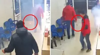 Bomba gibi patladı! Dehşet anları kameralarda