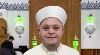 Down sendromlu Fırat'ın camideki vaazı ilgi gördü