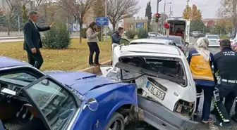 Elazığ'da 4 araçlı zincirleme kaza: 1 yaralı