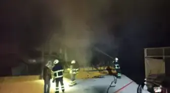 Mardin'de mısır kurutma tesisinde çıkan yangın söndürüldü