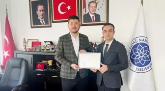 NKÜ'ye 'Beslenme Dostu İş Yeri' belgesi verildi